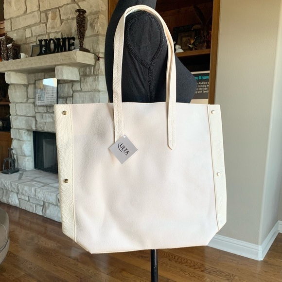 Ultra Beauty Beige Beauty Tote Bag - Picture 1 of 14